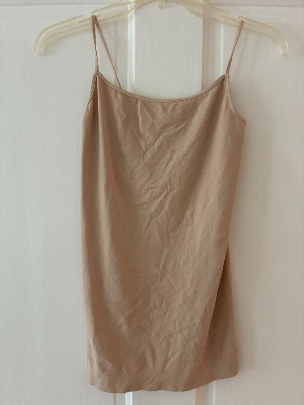 NIKIBIKI Nude Beige Seamless Stretch Cami Tank Top